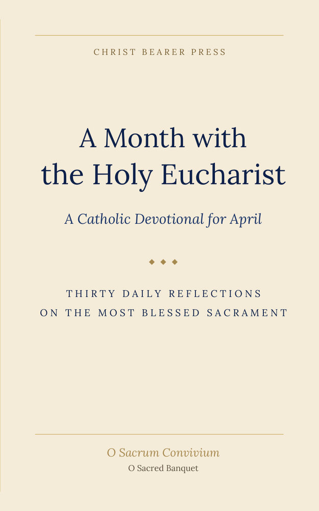 A Month with the Holy Eucharist — book cover