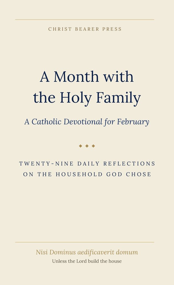 A Month with the Holy Family — book cover