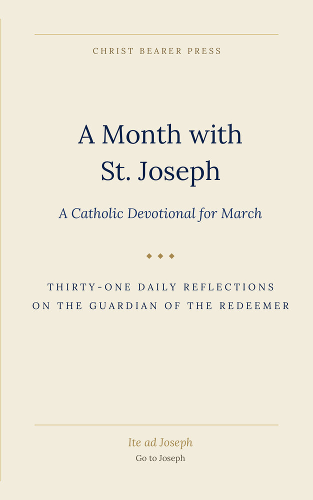 A Month with St. Joseph — book cover
